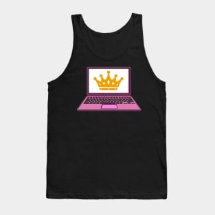 Programming Coding Girl Queen Tank Top